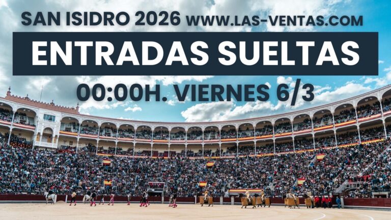 Entradas sueltas de la Feria de San Isidro a la venta esta noche