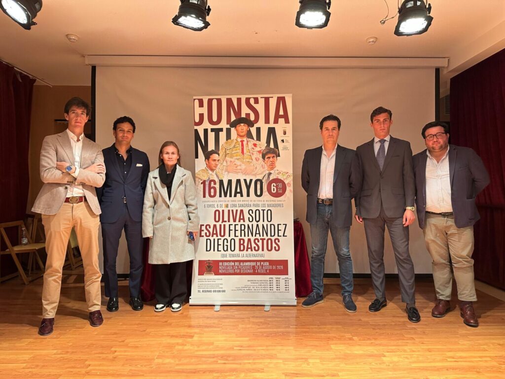 Constantina anuncia una corrida de toros para el 18 de mayo con la alternativa de Diego Bastos