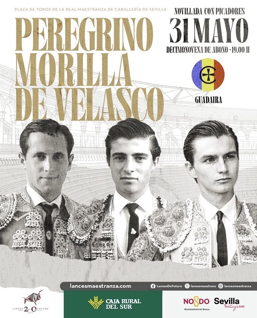 19ª de abono: Previa de la novillada de Guadaira para López Peregrino, Martín Morilla y Ruiz de Velasco