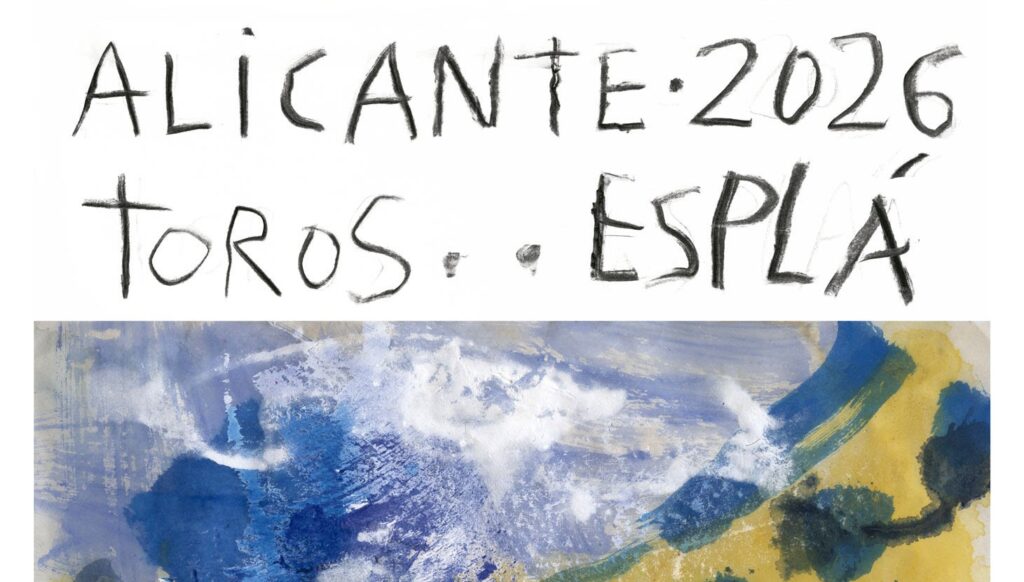 Miquel Barceló rinde homenaje a Luis Francisco Esplá en el cartel anunciador de la Feria de Hogueras de Alicante