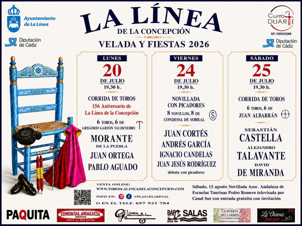 La Línea de la Concepción presenta los carteles de la feria 2026