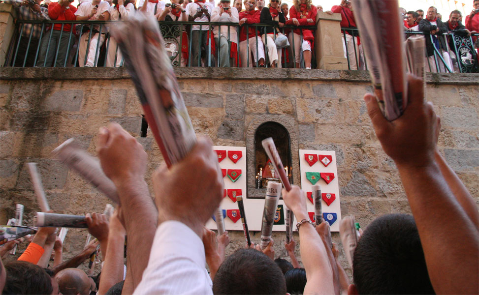 A Pamplona hemos de ir: «El cantico»