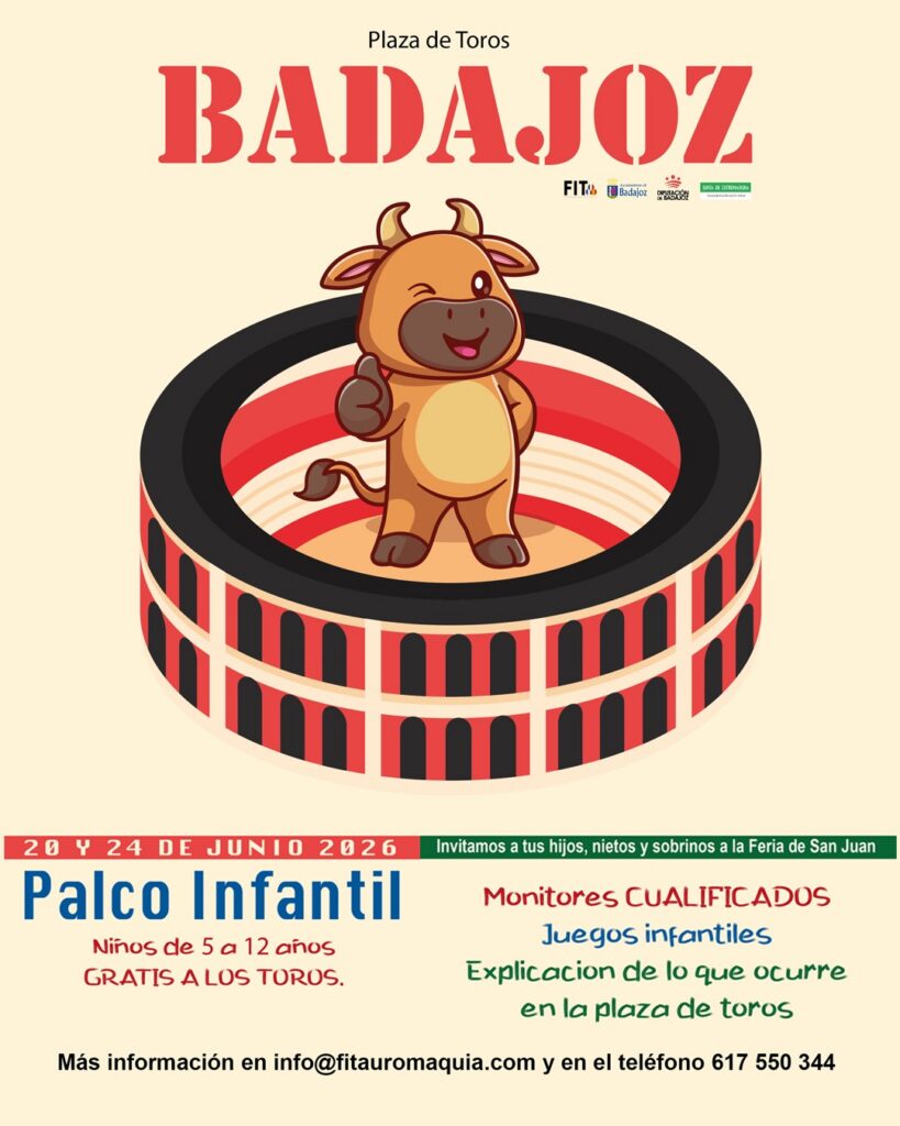 Los más jóvenes vuelven a los toros: Badajoz recupera su exitoso Palco Infantil para la Feria de San Juan