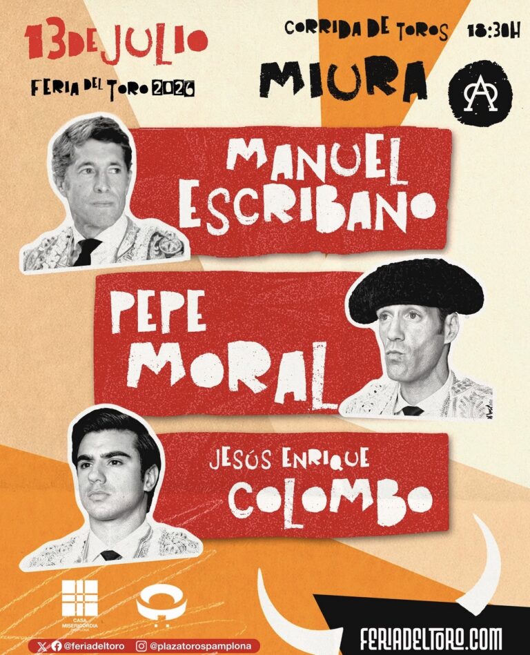 Los Miura ya esperan a Escribano, Pepe Moral y Colombo