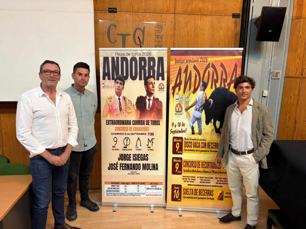 Andorra presenta sus carteles taurinos para las fiestas de 2026