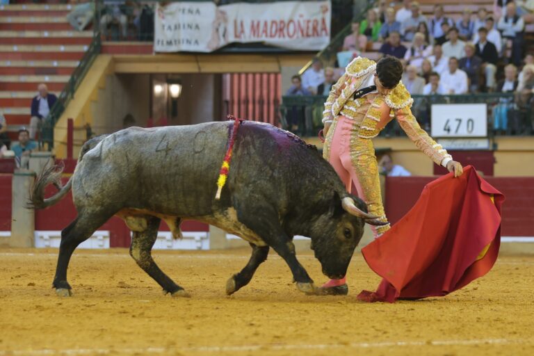 David Sejas deja lo mejor de una tarde de grises en la apertura de la Feria del Pilar